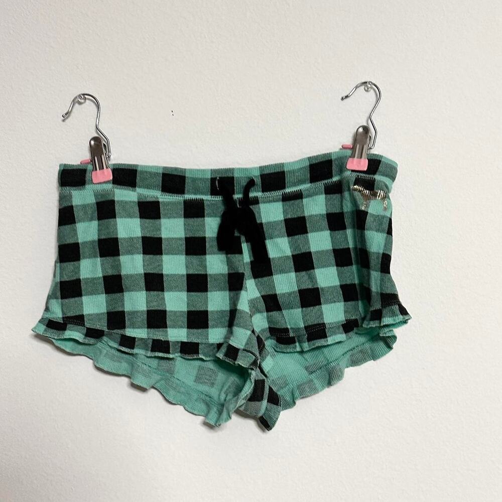 PINK Size Small Low Rise Vintage Y2K Comfy Checkered Casual Shorts